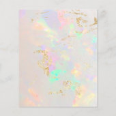faux iridescent opal photodesign flyer (Achterkant)