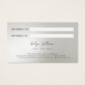Faux iridescente argent parties scintillant feuill (Dos)