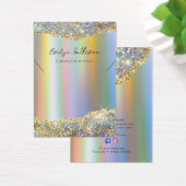 Faux iridescente parties scintillant collier d'aff (Bureau)