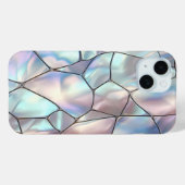 Faux Iriscent Moeder+of+Pearl Hoesje-Mate Case-Mate iPhone Case (Achterkant (horizontaal))
