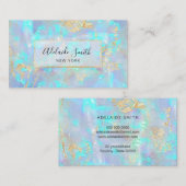 FAUX-iriserend optisch Visitekaartje (Voorkant / Achterkant)