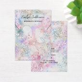 Faux iriserende waterverf ketting display kaart (Bureau)