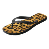 Faux Jaguar Skin Teenslippers (Schuin)