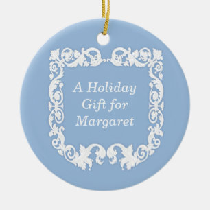 Faux Jasperware Keramisch Ornament