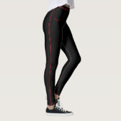 Faux jeans noirs leggings (Droite)