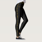 Faux jeans noirs leggings pour femmes (Droite)