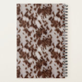 Faux Koeienhuid & Lederen Dierenprint Planner (Achterkant)