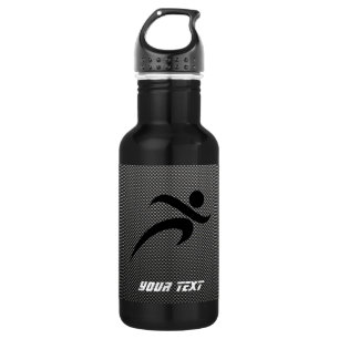 Faux-koolstofvezel; actief waterfles