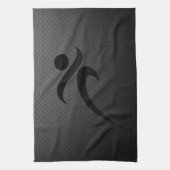 Faux-koolstofvezel; Lopend Theedoek (Verticaal)