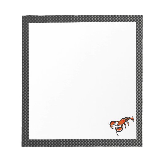 Faux-koolstofvezel Notitieblok (Voorkant)