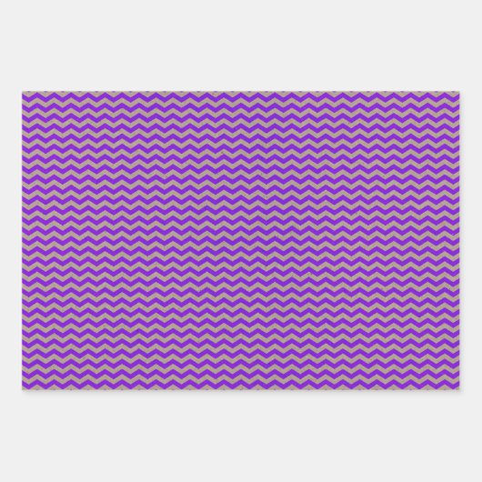 Faux Kraft Paper w/ Purple Multi-Patterns (Voorkant 2)