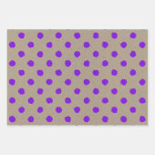 Faux Kraft Paper w/ Purple Multi-Patterns (Voorkant)