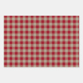 Faux Kraft Paper With Plaid, Stripes & Polka Dots (Voorkant)