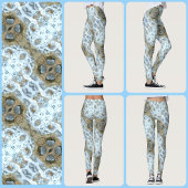 Faux Lace Natuur geïnspireerd Leggings