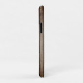 Faux lashes Wood Texture Coque-Mate coque iphone (Dos/Droite)