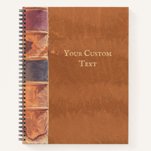 Faux Leather  Antiek Book Notitieboek