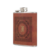  Faux Leather Celtic Knot Sjabloon Heupfles (Links)