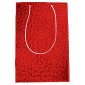 Faux Leather Warm Tangarine Medium Cadeauzakje (Voorkant)