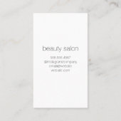 Faux lederen afdrukken | Mode kleurenblok Visitekaartje (Achterkant)