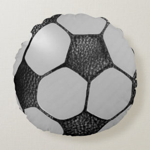 Faux lederen Voetbal ontwerp Rond Kussen
