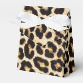 Faux Leopard Fur Bedankdoosjes (Voorkant Zijde)