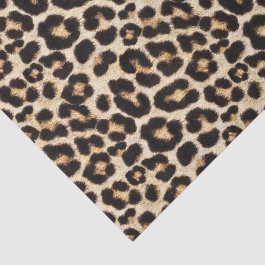 Faux Leopard Fur Pattern Tissuepapier (Detail)