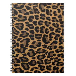 faux leopard notitieboek