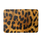 Faux Leopard Skin Bathroom Mat (Voorkant)