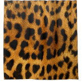 Faux Leopard Skin Shower Curtain Douchegordijn (Voorkant)