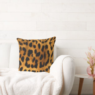 Faux Leopard Skin Sierkussen