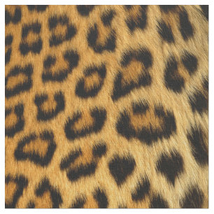 Faux Leopard Spots Fur Stof