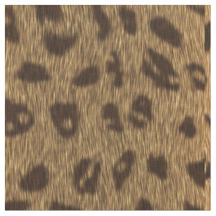Faux Leopard Spots Fur Stof