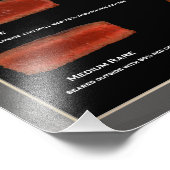 Faux Lijst Steak Doneness Photo Chart (restaurant) Foto Afdruk (Hoek)