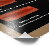 Faux Lijst Steak Doneness Photo Chart (restaurant) Foto Afdruk (Hoek)