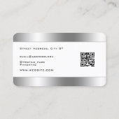 Faux-lijst visitekaartje (Achterkant)