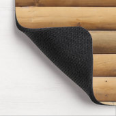 Faux Log Cabin Siding Achtergrond Muismat (Hoek)