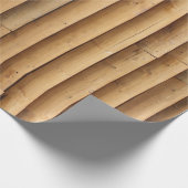 Faux Log Cabin Siding Cadeaupapier (Hoek)