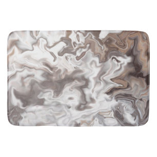 Faux Marble Abstract Badmat