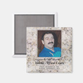 Faux Marked Custom Memorial Keepsakes Magneet (Voorkant / Achterkant)