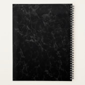 Faux Marmer Geometrische Bruiloft Planner (Achterkant)