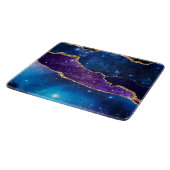 Faux marmering Agate Stone Galaxy Sparkly Shining Snijplank (Hoek)