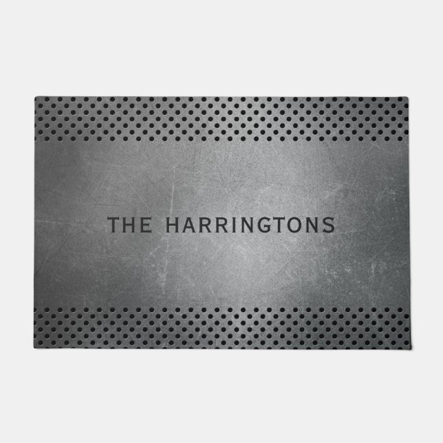 Faux Metal aangepaste naam door matten (Voorkant)