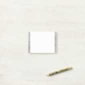 Faux Metal Diamond Plating Achtergrond Afbeelding Post-it® Notes (Op bureau)