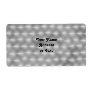 Faux Metal - geborsteld staal Etiket