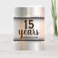 Faux metal stuks mijlpaal werknemer jubileum