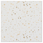Faux Metallic Gold Foil Confetti Stippen Patroon Stof (Close Up)