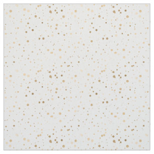 Faux Metallic Gold Foil Confetti Stippen Patroon Stof