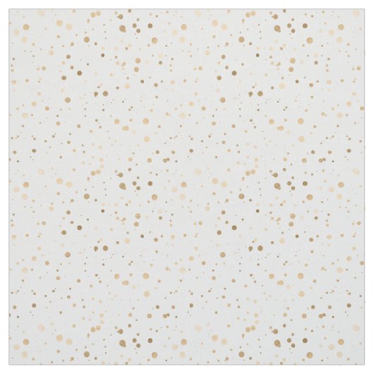 Faux Metallic Gold Foil Confetti Stippen Patroon Stof (Swatch)