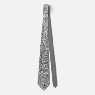 Faux Metallic Parties scintillant Cravate