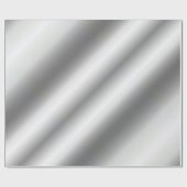 Faux Metallic Silver Gifting Sjabloon  Cadeaupapier (Vlak)